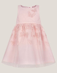 Baby Mapel Butterfly Tulle Dress Pink
