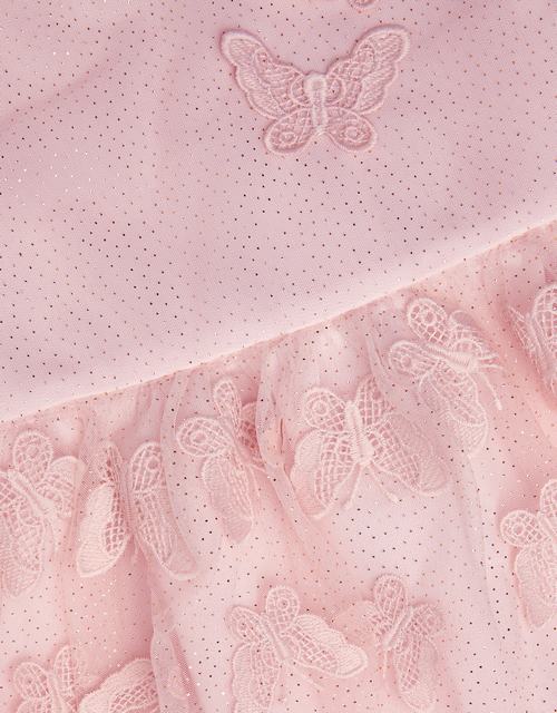 Baby Mapel Butterfly Tulle Dress Pink