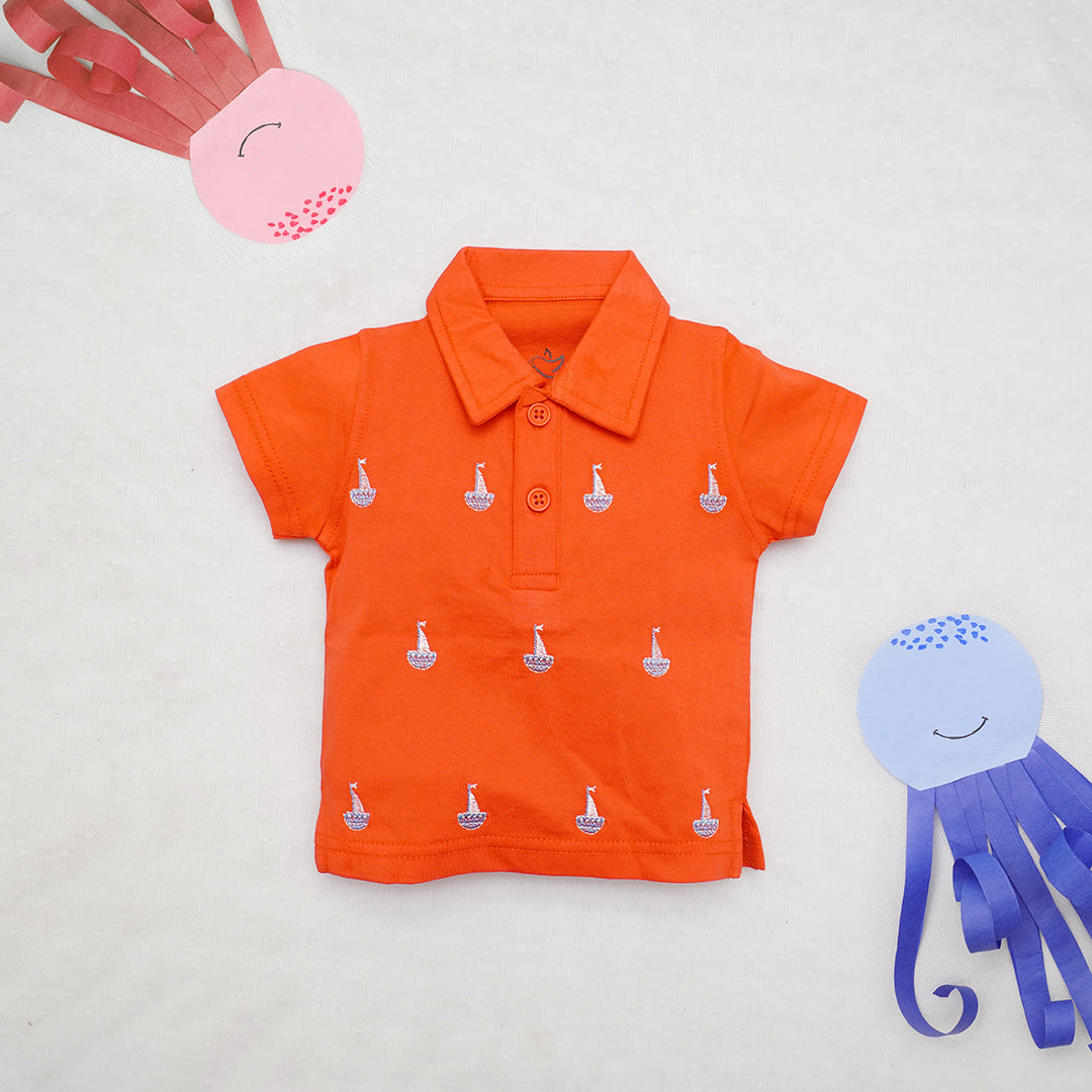 Orange Jellyfish Shirt