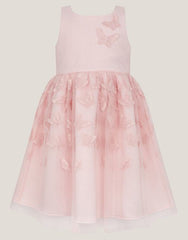 Mapel Butterfly Tulle Dress Pink