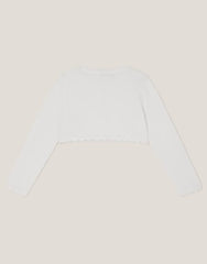 Maeve Bow Button Cardigan Gold