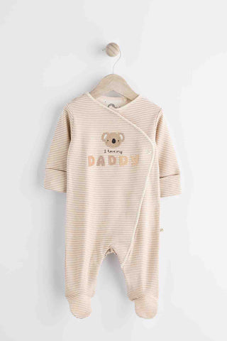 Daddy Neutral 100% Cotton Family Sleepsuit