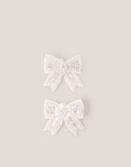 2-Pack Sequin Bow Hair Clips