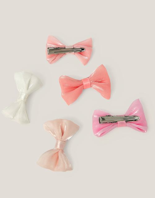 5-Pack Mini Bow Hair Clips