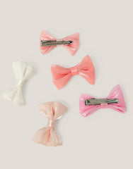 5-Pack Mini Bow Hair Clips