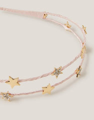 Diamante Star Wire Headband