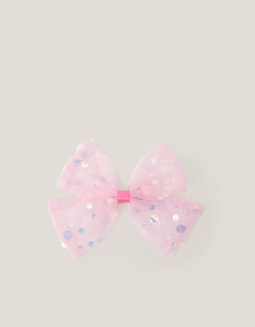 Sequin Bow Hair Clip