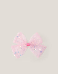 Sequin Bow Hair Clip