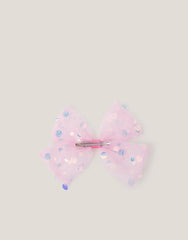 Sequin Bow Hair Clip