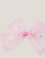 Sequin Bow Hair Clip