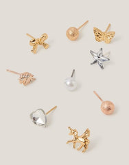 10-Pack Unicorn Stud Earrings
