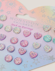 Disco Stick-On Earrings