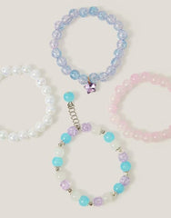 4-Pack Cosmic Beaded Bracelets