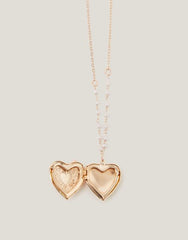 Unicorn Heart Locket Necklace