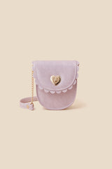 Girls Scallop Edge Heart Clasp Cross-Body Bag ACCESSORIZE