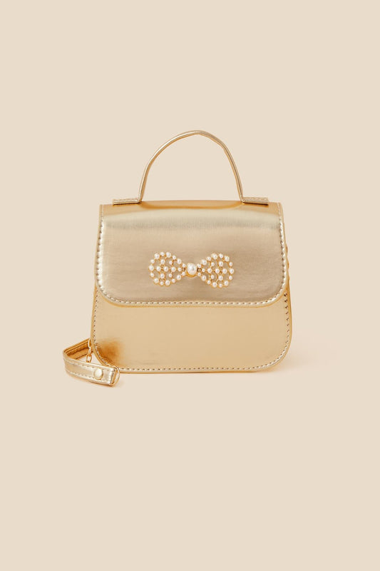 Kids Pearl Bow Bag