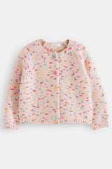 Pink Rainbow Spot Cardigan