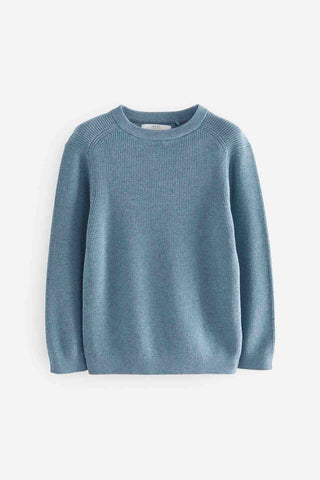 Blue 100% Cotton Crew Neck Knitted Jumper | Jumpers | next, <p>Blue 100% Cotton Crew Neck Knitted Jumper</p>. We delivery across Pakistan