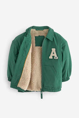Green Coach Varsity Jacket
