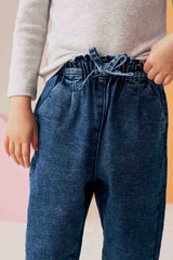 Denim TIe Waist Jeans