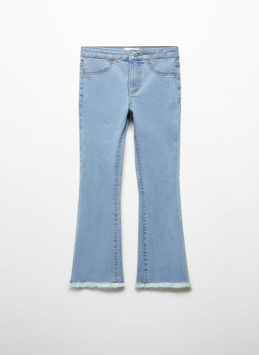 Girls Flared Denim Jeans