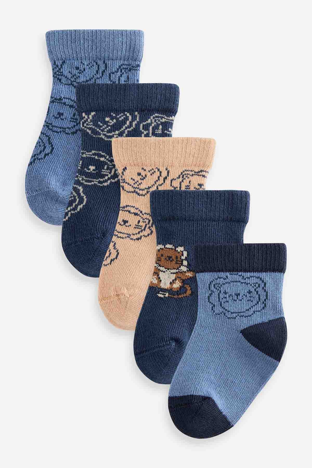 Navy Baby Socks 5 Pack | Socks | next, <p>Navy Baby Socks 5 Pack</p>. We delivery across Pakistan