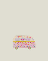 Girls Campervan Stick On Earrings