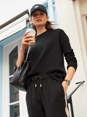 Black Heavyweight Long Sleeve T-Shirt