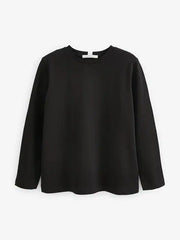 Black Heavyweight Long Sleeve T-Shirt