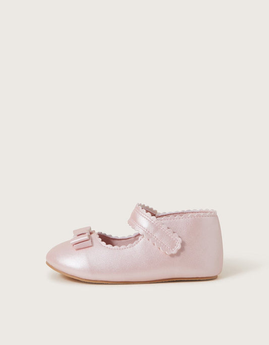 BABY PINK SHIMMER BOW WAL