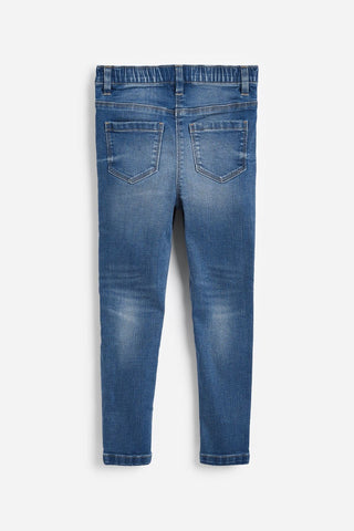 JEGGING HW MID BLUE