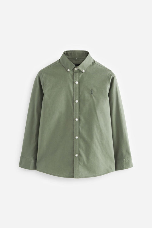 Khaki Green Oxford Shirt NEXT UK