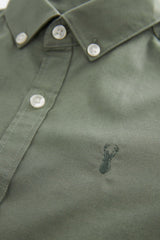 Khaki Green Oxford Shirt NEXT UK