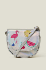 Girls Fruity Metallic Cross Body Bag