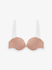 Praline Nude Strapless A-E Clear Back Smoothing Strapless & Multiway Bra