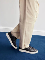 Black Smart Casual Longline Trainers