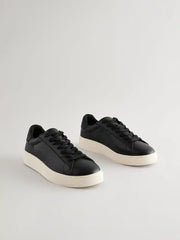 Black Smart Casual Longline Trainers