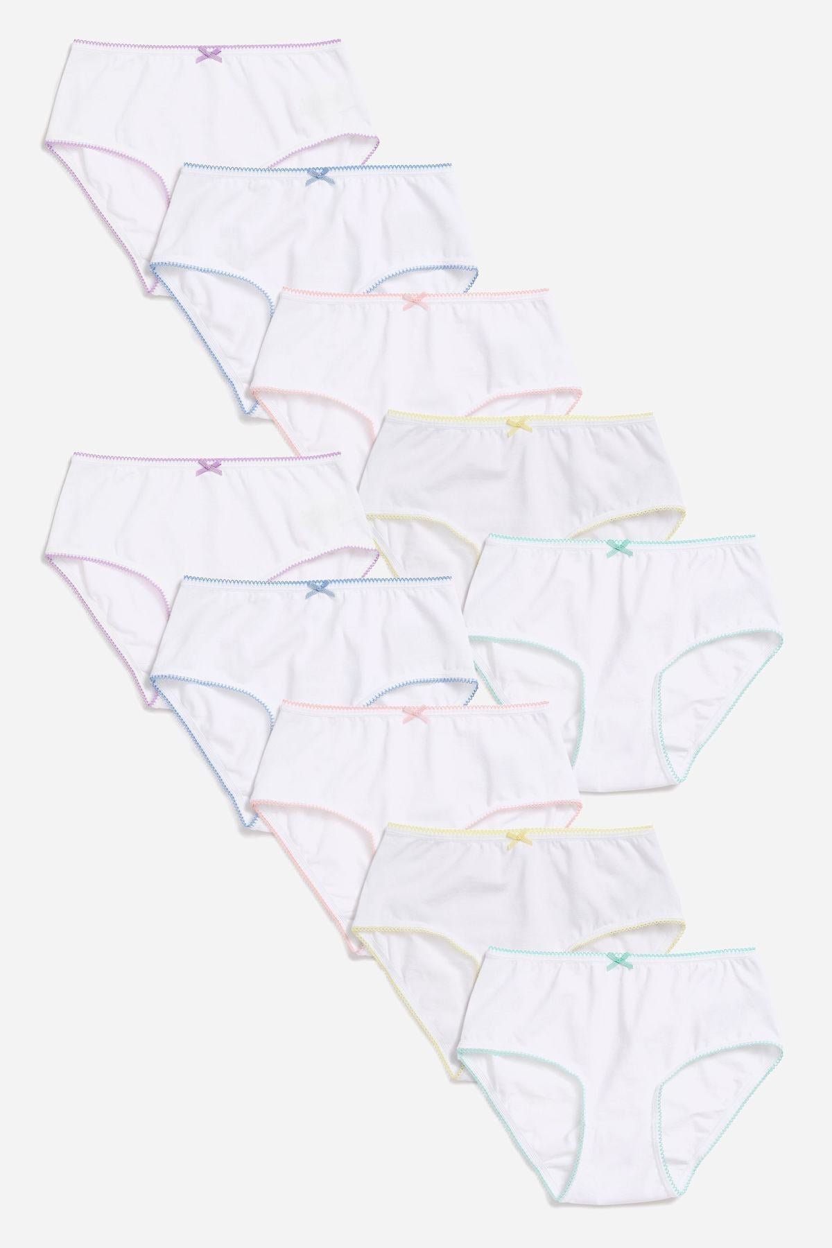 10PK BRIEF CRE WHT T