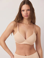 Black/White/Pastel Rose Nude Pad Non Wire Cotton Blend Ultimate Comfort Bras 3 Pack
