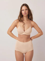 Black/White/Pastel Rose Nude Pad Non Wire Cotton Blend Ultimate Comfort Bras 3 Pack