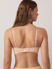 Black/White/Pastel Rose Nude Pad Non Wire Cotton Blend Ultimate Comfort Bras 3 Pack