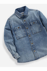 Long Sleeve Denim Shirt NEXT UK