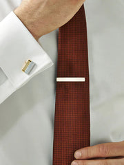 Metallic Tie clip Set