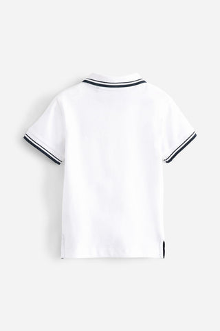 Short Sleeve Plain Polo Shirt