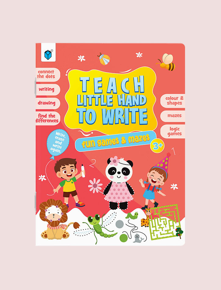 TEACH LITTLE HAND TO WRITE - FUN GAMES AND MAZES