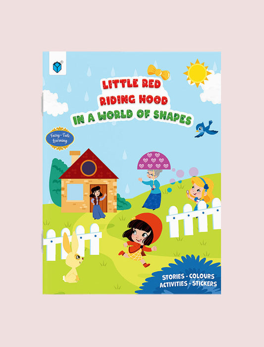 LITTLE RED RIDING HOOD IN A WORLD OF SHAPES WITH STICKERS