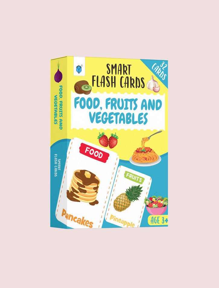 SMART FLASH CARDS-FOOD, FRUITS & VEGETABLES