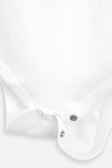 White 5 Pack Baby Vest Bodysuits