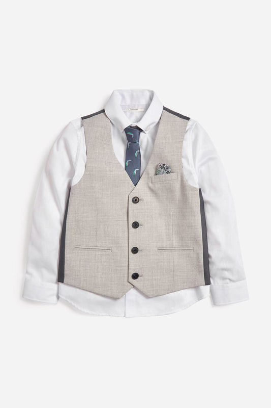 Shirt, Tie & Waistcoat Set