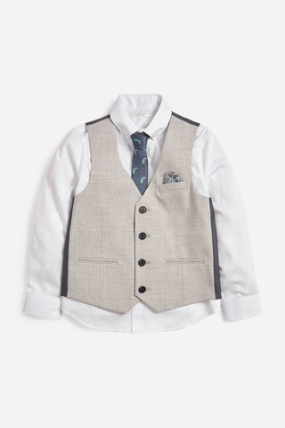 Shirt, Tie & Waistcoat Set